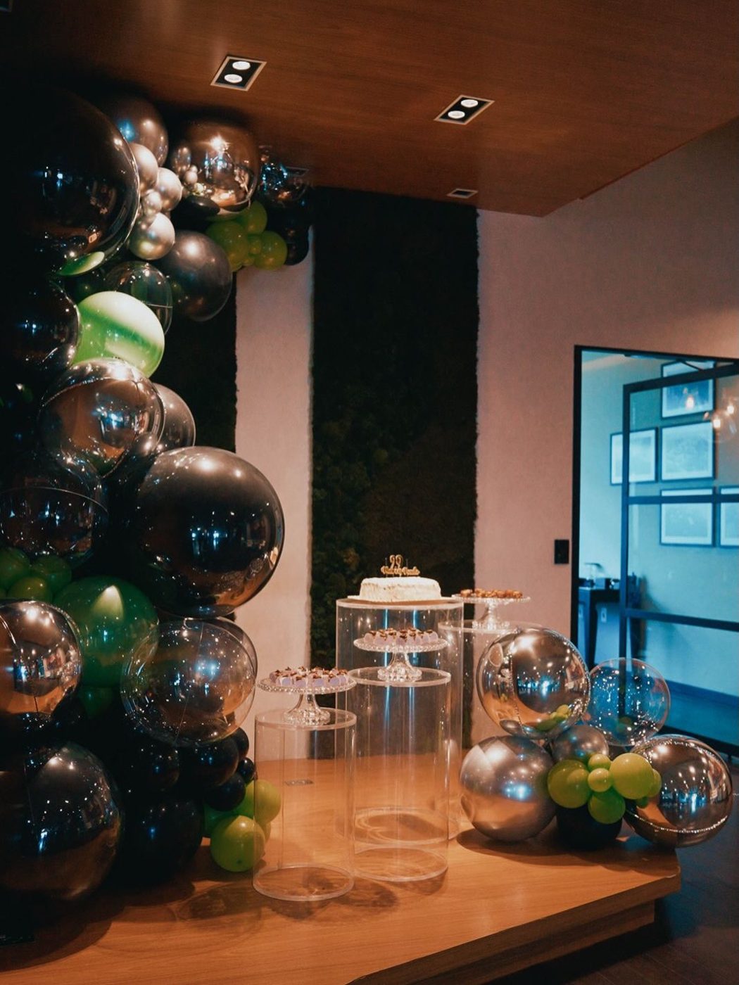 Decoração com balões